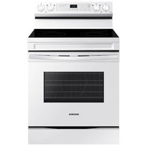 Cuisinière électrique autonome intelligente Samsung NE63A6111SW/AA de 6,3 pi³