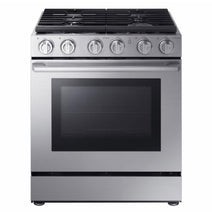 Cuisinière à gaz professionnelle Samsung NX58M9960PS/AA de 30 pouces