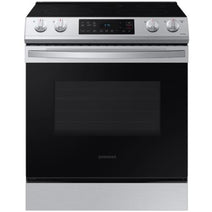 Cuisinière électrique intelligente encastrable Samsung NE63T8111SS/AA de 6,3 pi³, en acier inoxydable