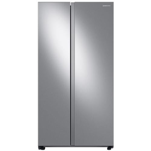 Réfrigérateur côte à côte intelligent Samsung RS23A500ASR/AA de 23 pi³ à profondeur de comptoir