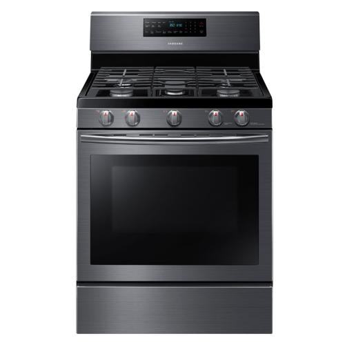 Cuisinière à gaz autonettoyante Samsung NX58J5600SG/AA de 5,8 pi³