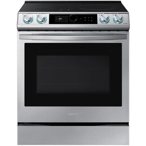Cuisinière à induction intelligente encastrable Samsung NE63T8911SS/AA de 6,3 pi³ avec cadran intelligent et friteuse à air