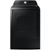 Sécheuse électrique Samsung DVE45T3400V/A3 de 7,4 pi³ avec capteur de séchage, noir brossé