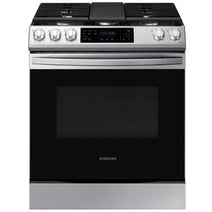 Cuisinière à gaz encastrable Samsung NX60T8311SS/AA de 6 pi³ à commandes frontales