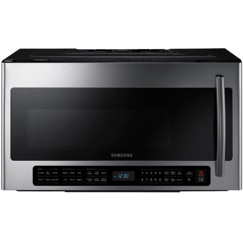 Four à micro-ondes Samsung ME21H706MQS/AA de 2,1 pi³ avec hotte intégrée