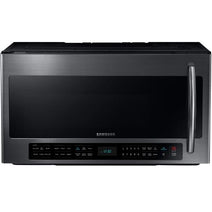 Four à micro-ondes Samsung ME21H706MQG/AC de 2,1 pi³ avec hotte intégrée