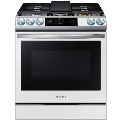 Cuisinière à gaz encastrable intelligente sur mesure Samsung NX60BB871112AA de 6,0 pi3
