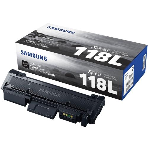 Cartouche de toner noir pour imprimante laser Samsung MLTD118L/XAA