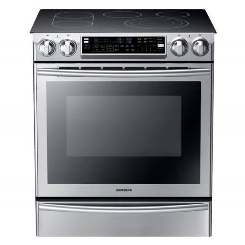 Cuisinière électrique Samsung NE58F9710WS/AA de 5,8 pi³ avec four Flex Duo