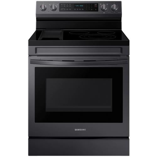 Cuisinière électrique autonome intelligente Samsung NE63A6711SG/AA de 6,3 pi³, en acier inoxydable noir