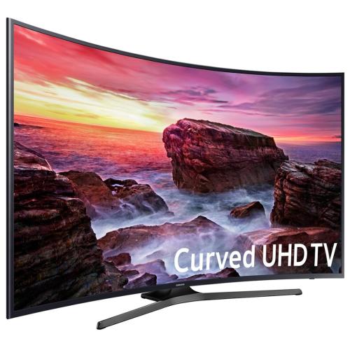 Téléviseur LED intelligent incurvé 4K Ultra HD Samsung UN55MU6490FXZC de 55 pouces