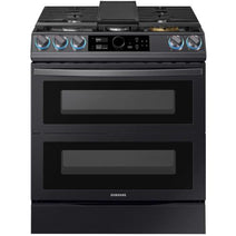 Cuisinière à commande frontale Samsung NY63T8751SG/AA de 6,3 pi³ Flex Duo