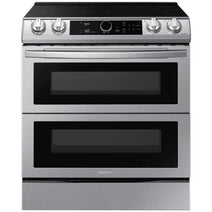 Cuisinière électrique encastrable intelligente Samsung NE63T8751SS/AA de 6,3 pi³ avec cadran intelligent et friteuse à air
