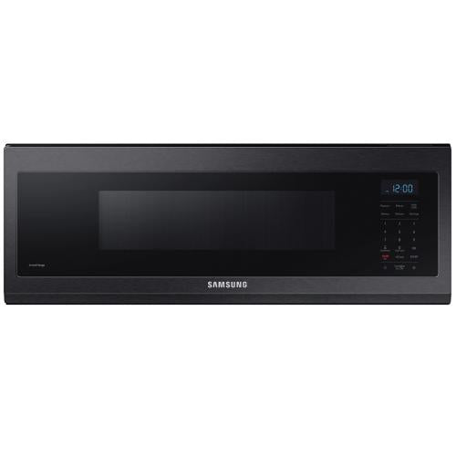 Four à micro-ondes Samsung ME11A7510DG/AA de 1,1 pi³, ultra-mince et intelligent, à hotte intégrée