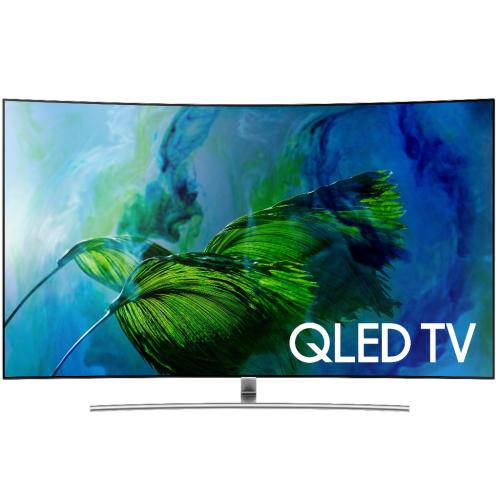 Téléviseur incurvé QLED 4K Samsung QN75Q8CAMFXZA de 75 pouces de classe Q8c