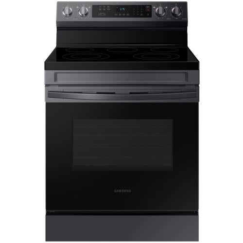 Cuisinière électrique autonome intelligente Samsung NE63A6311SG/AA de 6,3 pi³, en acier inoxydable noir