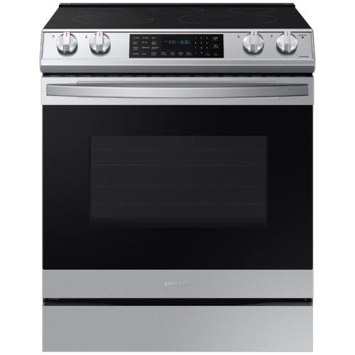 Cuisinière électrique intelligente encastrable Samsung NE63T8511SS/AA de 6,3 pi³ avec friteuse à air