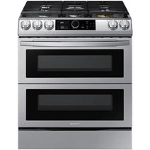 Cuisinière à gaz intelligente encastrable Samsung NX60T8751SS/AA de 6 pi³ en acier inoxydable