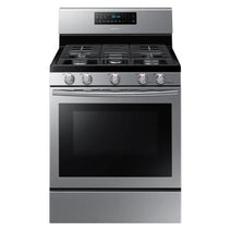 Cuisinière à gaz à convection autonettoyante Samsung NX58H5600SS/AC de 5,8 pi³ - Acier inoxydable
