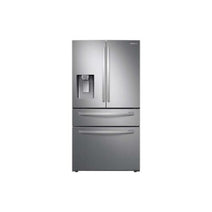 Réfrigérateur Samsung RF28R7351SR/AA de 28 pi³, vitrine alimentaire, 4 portes à deux battants, en acier inoxydable