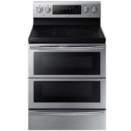 Cuisinière électrique Samsung NE59J7850WS/AC de 5,9 pi³ avec Flex Duo