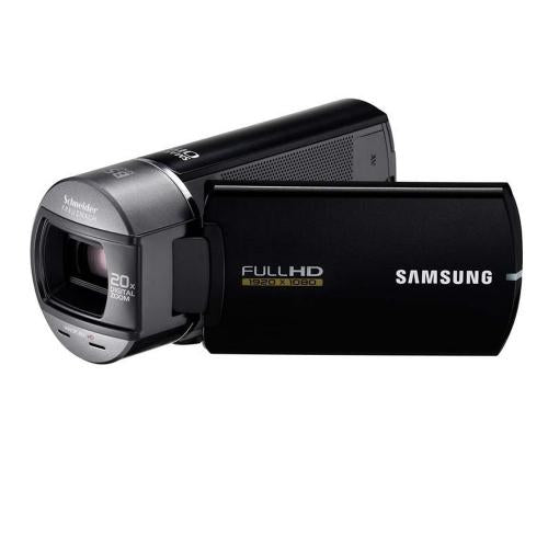 Caméscope compact Full HD 5 Mpx Samsung HMX-Q10BN/XAA avec zoom optique 10x (HMX-Q10BN), noir