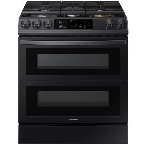Cuisinière à gaz intelligente encastrable Samsung NX60T8751SG de 30 pouces