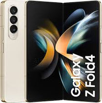 Samsung Galaxy Z Fold4 5G SM-F926UZSAATT - Verrouillé AT&amp;T, beige, 256 Go de stockage, Samsung Knox Vault