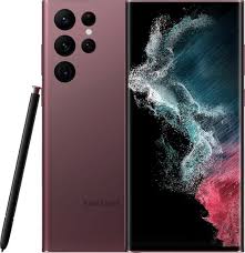 Samsung Galaxy S22+ 5G SM3S906UIDEXAA - Factory Unlocked, Burgundy, 256GB Storage, AI Nightography Mode