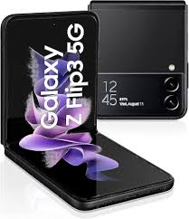 Samsung Galaxy Z Flip 5G SM-F707 - Débloqué, noir, 256 Go de stockage, Snapdragon 865+, verre pliable