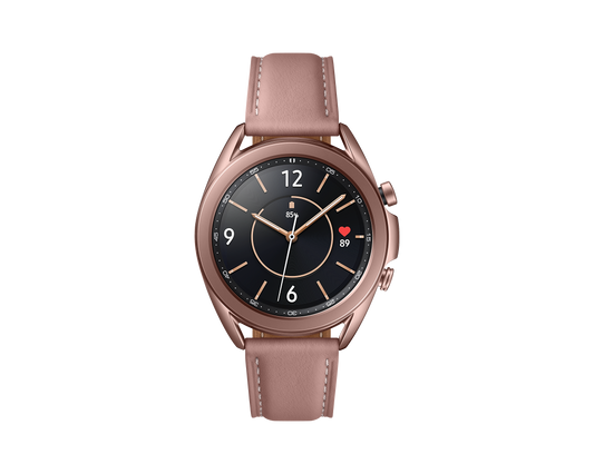 Samsung Galaxy Watch 3 SML310NZG7XAA - 41 mm Bronze mystique, écran AMOLED, surveillance ECG