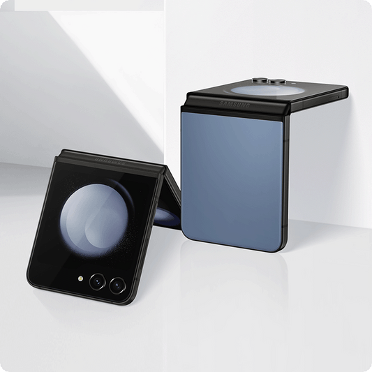 Samsung Galaxy Z Flip5 5G SM-F731UZGAXAA - Factory Unlocked, Blue, 256GB Storage, Samsung Knox Security