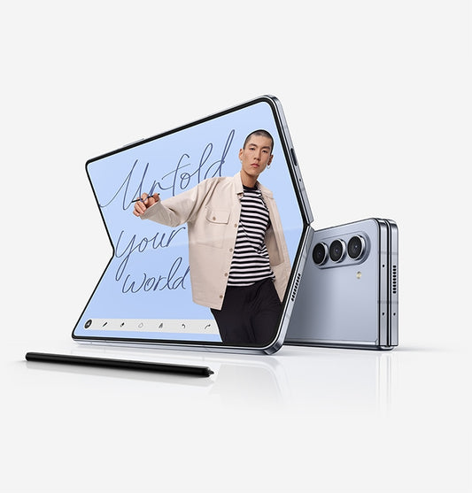 Samsung Galaxy Z Fold5 SM2S901UZGAXAG - Phantom Silver Global, One UI 5.1, 512GB Storage