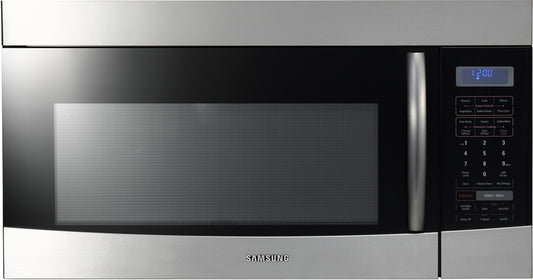 Four à micro-ondes à hotte intégrée Samsung SMH9187ST/XAA de 1,8 pi³ (acier inoxydable)