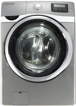 Laveuse à chargement frontal à vapeur Samsung WF520ABP/XAC de 4,3 pi³, couleur platine et acier inoxydable