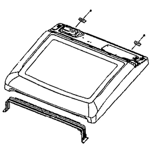 Samsung DC97-16954V Dryer Top Panel Assembly - Samsung Parts USA