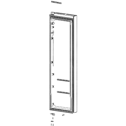 Samsung DA91-03634L Refrigerator Door Assembly - Samsung Parts USA