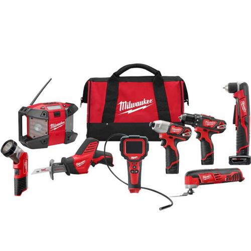 2495-28 M12 Cordless 8 Tool Kit - Samsung Parts USA